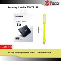 Ổ Cứng di động gắn ngoài Samsung Portable SSD T5 1TB 3.1 Gen 2 10Gbps + Đèn Led USB