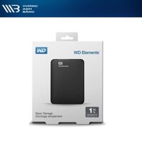 Ổ cứng di động HDD Box WD ELEMENTS 1TB 2.5” USB 3.0- Hàng Công Ty Bảo Hành 24 tháng