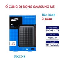 Ổ cứng di động HDD Box 1TB SAMSUNG M3 2.5” USB 3.0 nhỏ gọn bảo hành 24 tháng {pkcn8}