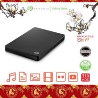 Ổ cứng di động HDD Seagate Backup Plus 1TB 2.5" USB 3.0 (Đen) - Bảo hành 3 năm 1 đổi 1