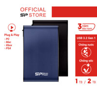 Ổ cứng di động HDD Silicon Power Armor A80 Chống SỐC/NƯỚC/BỤI *PS5 / XBOX COMPATIBLE (Kèm cây cáp) / Bảo hành 3 năm