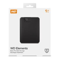 Ổ cứng di động HDD WD Elements Portable 1TB 2.5" USB 3.0 - WDBUZG0010BBK-WESN (Đen)