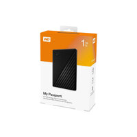 Ổ cứng di động HDD WD My Passport 1TB 2.5" USB 3.2 (WDBYVG0010BBK-WESN)