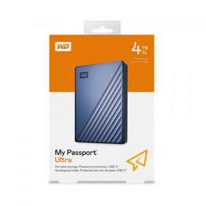 Ổ cứng di động HDD Western Digital My Passport Ultra 4TB WDBFTM0040BBL-WESN