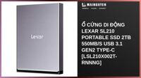 Ổ cứng di động Lexar SL210 Portable SSD 2TB 550MB/s USB 3.1 Gen2 Type-C [LSL210X002T-RNNNG]