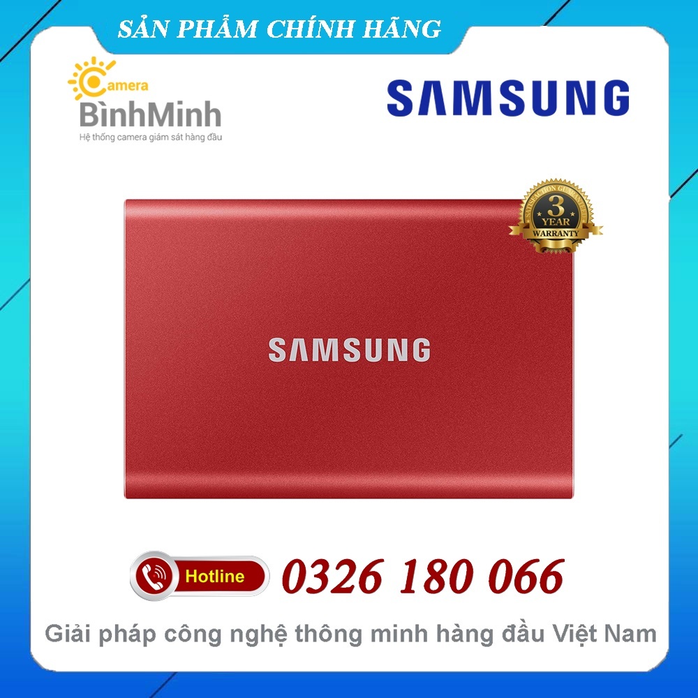 Ổ cứng di động Samsung Portable SSD T7 Touch 2TB MU-PC2T0