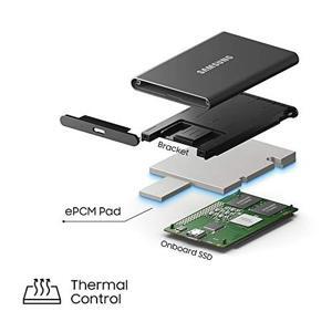 Ổ Cứng Di Động SAMSUNG T7 1TB SSD USB 3.2 Gen 2 Titan Gray (MU-PC1T0T/WW)