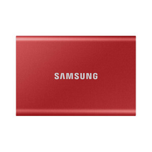 Ổ Cứng Di Động SAMSUNG T7 500GB SSD USB 3.2 Gen 2 Metallic Red (MU-PC500R/WW)