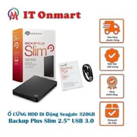 Ổ cứng di động Seagate 320GB Backup Plus Slim 2.5” USB 3.0