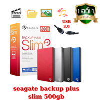 Ổ CỨNG DI ĐỘNG SEAGATE 500GB BACKUP SLIM - BH 24 THÁNG