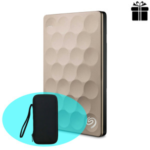 Ổ cứng di động Seagate Backup Plus Portable 2TB Ultra Slim Gold (STEH2000301)
