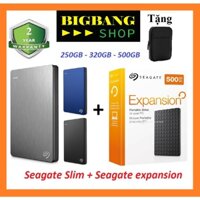 Ổ cứng di động Seagate slim - expansion, 250GB đến 1TB, USB 3.0 tặng túi đựng ổ cứng