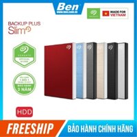 ℡△Ổ Cứng Di Động Seagate Backup Plus Slim 1TB 2.5inch USB 3.0 Bảo Hành Chính Seagagte Hãng 36T