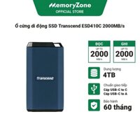 Ổ cứng di động SSD 1TB / 2TB / 4TB Transcend ESD410C 2000MB/s