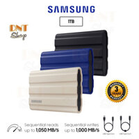 Ổ cứng di động SSD Portable Samsung T7 Shield 1TB FULL BOX Chính Hãng Mới 100% USB 3.2 Gen 2 (MU-PE1T0)