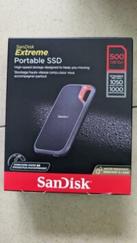 Ổ cứng di động SSD Portable 500GB Sandisk Extreme E61