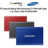 Ổ Cứng Di Động SSD Samsung T7 4TB USB Type C 3.2 Gen 2 MU-PC4T0T/WW
