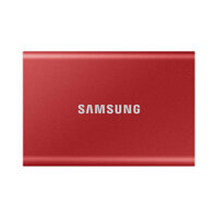 Ổ Cứng Di Động SSD Samsung T7 Portable 500GB 2.5 inch USB 3.2 đỏ (Đọc 1050MB/s - Ghi 1000MB/s)-(MU-PC500R/WW)