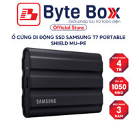 Ổ cứng di động SSD Samsung T7 Portable Shield MU-PE 1TB / 2TB / 4TB 1050MB/s Bảo hành 3 năm