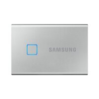 Ổ Cứng Di Động SSD Samsung T7 Touch Portable 2TB 2.5 inch USB 3.2 bạc (Đọc 1050MB/s - Ghi 1000MB/s)-(MU-PC2T0S/WW) (SamSung)