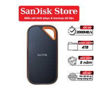 Ổ cứng di động SSD Sandisk Extreme Pro SDSSDE81-G25 1TB / 2TB / 4TB  V2 E81 2000MB/s Bảo hành 5 năm