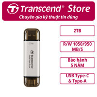 Ổ cứng di động SSD Transcend ESD310 256GB / 512GB / 1TB / 2TB 1050MB/s - Bảo hành 5 năm