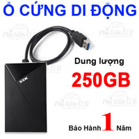 Ổ cứng di động SSK 250GB backup dữ liệu kết nối cổng usb