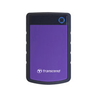 Ổ cứng di động Transcend 1TB 2.5inch StoreJet 25H3P Màu Tím, Chống Sốc (TS1TSJ25H3P) | Giá rẻ, trả góp 0%
