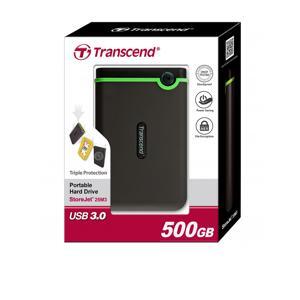 Ổ cứng cắm ngoài Transcend StoreJet 25M3 - 500GB, USB 3.0, 2.5 inch