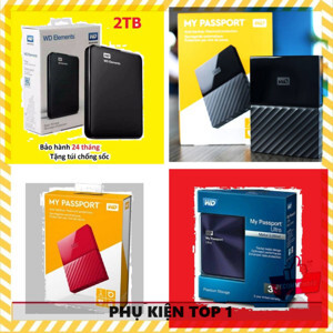 Ổ Cứng Di Động External HDD WD 1TB My Passport Metal 2.5 WDBTYH0010BCG (Vàng)