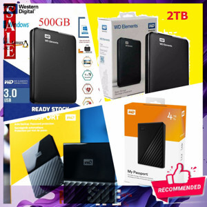 Ổ Cứng Di Động External HDD WD 1TB My Passport Metal 2.5 WDBTYH0010BCG (Vàng)