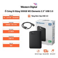 Ổ Cứng Di Động WD Elements 500GB 2.5" USB 3.0