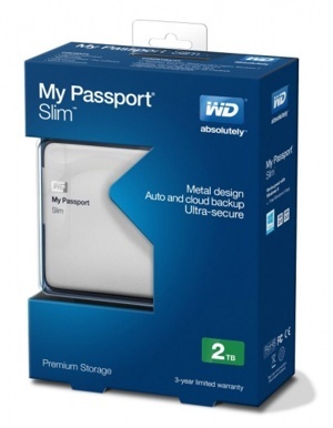 Ổ cứng cắm ngoài Western My Passport Slim - 2TB, USB 3.0