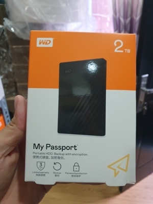Ổ cứng di động WD My Passport 2TB WDBS4B0020BBK-WESN