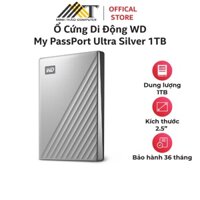 Ổ Cứng Di Động WD My PassPort Ultra Silver 1TB