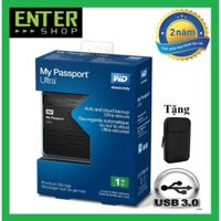 Ổ cứng di động WD My Passport Ultra 1Tb Usb 3.0 Tặng túi chống sốc