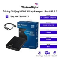 Ổ Cứng di động WD MY PASSPORT 500GB  USB 3.0 chính hãng hh3gvn