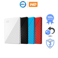 Ổ cứng di động WD My Passport New USB 3.2 1TB2TB4TB5TB Hàng Chính Hãng - Đen - 1TB