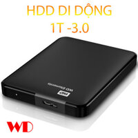 Ổ cứng di động WD PASSPORT 1TB 2TB 3.0 Kèm cáp - (Tặng kèm túi CS). Hàng Công Ty Bảo Hành 24 Tháng