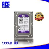 Ổ cứng dùng cho Camera WD PURPLE 500GB - Hàng chính hãng BH 2 Năm - 1 đổi 1