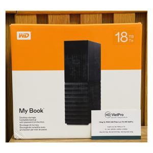 Ổ cứng gắn ngoài 18TB WD MY BOOK 3.5 inch - WDBBGB0180HBK-SESN