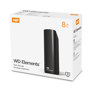 Ổ cứng gắn ngoài 8TB 3.5 inch WD Elements WDBBKG0080HBK-SESN