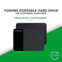 Ổ cứng gắn ngoài di động Toshiba Canvio HDD (500GB / 1TB / 2TB)