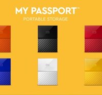 Ổ cứng gắn ngoài HDD WD MY PASSPORT 2TB BLACK  2.5 USB 3.2-WDBYVG0020BBK-WESN