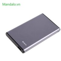 Ổ cứng gắn ngoài hợp kim nhôm Met cho ốp lưng Vỏ ổ cứng di động Vỏ bền cho PC Laptop và Macboo