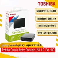 Ổ cứng gắn ngoài Toshiba Canvio Basics 1TB 2TB 4TB USB 3.0 di động