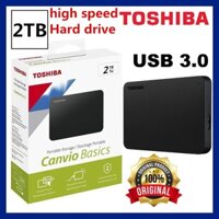 Ổ cứng gắn ngoài USB 3.0 tốc độ cao Toshiba 640GB / 1TB / 2TB 80GB 160GB 320GB, thích hợp cho máy tính xách tay PC M40