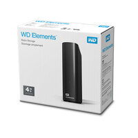 Ổ cứng gắn ngoài WD Elements 4TB Desktop 3.5" USB 3.0, Model: WDBBKG0040HBK-SESN