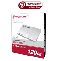 Ổ cứng gắn trong Transcend 120GB SSD220S 2.5" SATAIII SSD 3D TLC (Seq R/W: 500/300MB/s) - Model TS120GSSD220S