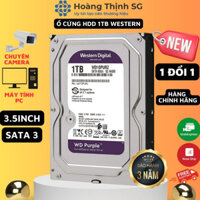 Ổ cứng HDD 1TB, 2TB WESTERN SATA3 - 3.5inch chuyên cho camera, máy tính bàn pc, chính hãng bảo hành 3 năm 1 đổi 1